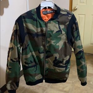 Feltraiger fatigue bomber jacket